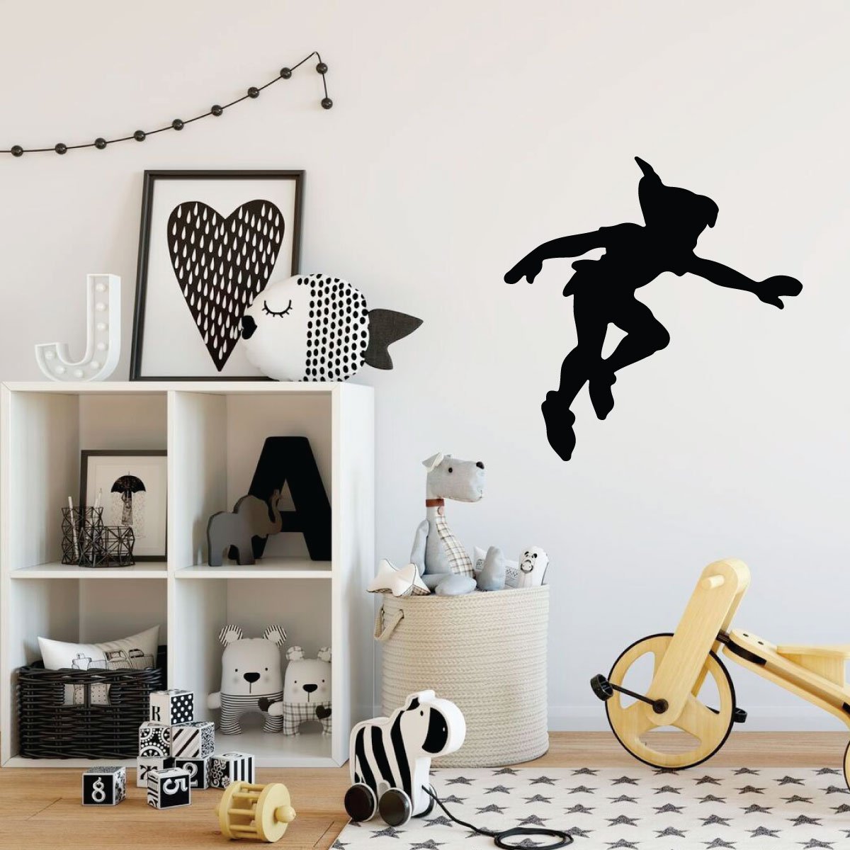 Peter Pan Wall Decal Shadow Disney Vinyl Sticker