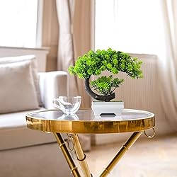 yoerm Small Artificial Plants Greenery Desktop