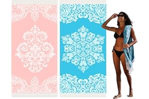 Widdonen Thin Turkish Beach Towel Lightweight Quick Dry Absorbent Cotton Bathroom Bath Pool Swim Towels Extra Large Oversized Sand Free Towel Beach Accessories Essentials Cloud Gifts for Adult