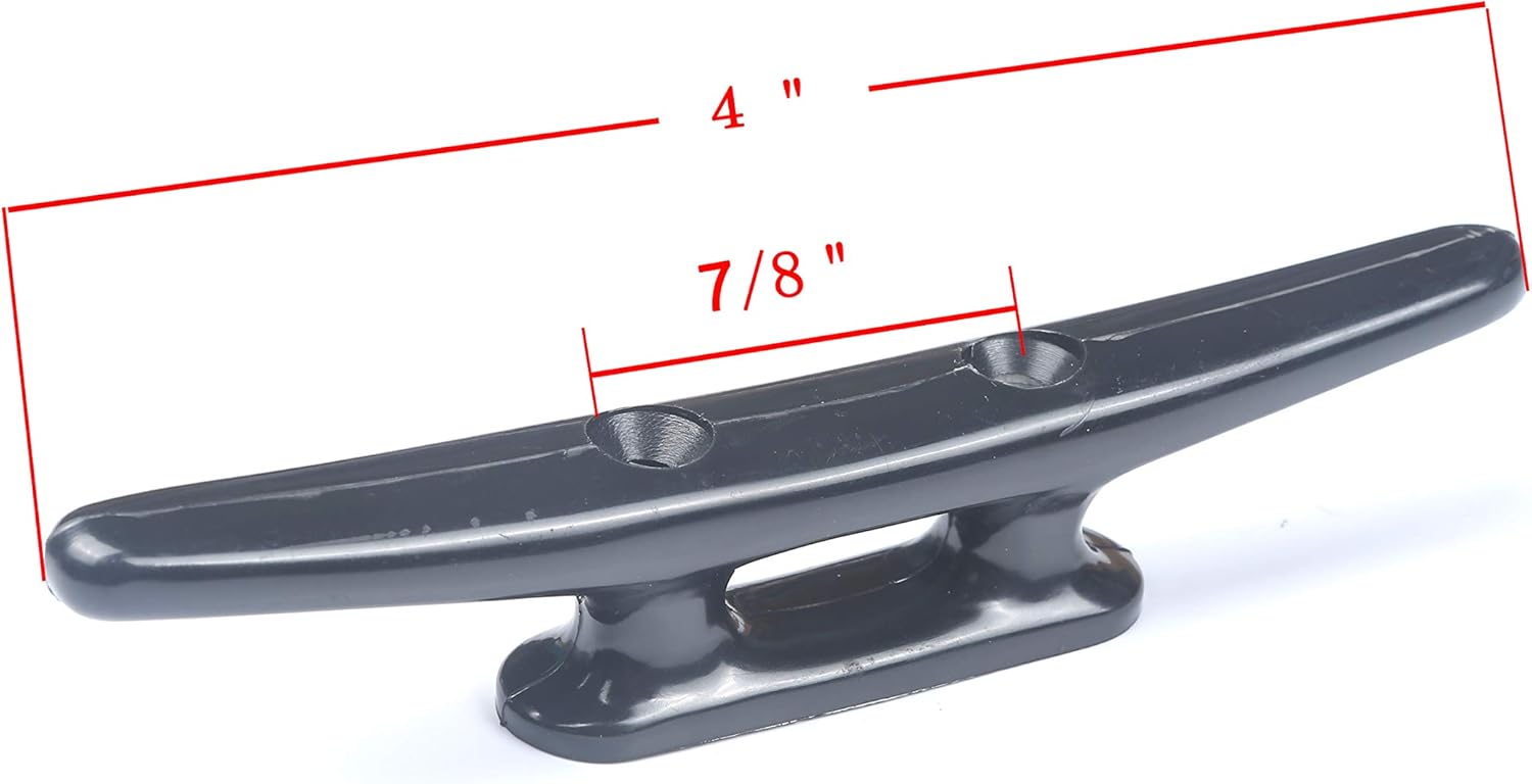MX Boat Cleat, Black Nylon Cleat 4 Inch(6PCS) : Sports & Outdoors