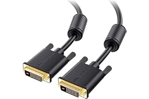 Cable Matters DVI to DVI Cable with Ferrites (DVI Dual Link Cable) 6 Feet