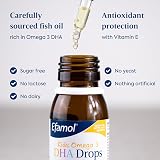 Efamol Kids Omega 3 DHA Drops Brain Support 6 Months+ Lemon Flavour 250mg DHA view 2