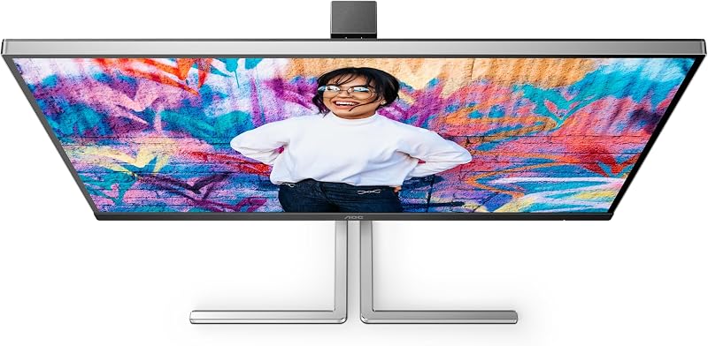 Monitor Q27U3CV 27 pollici 2560x1440, WQHD, 75Hz, IPS QD Panel, 4ms GtG, USB Hub Speakers, Height Adjustment, (HDMI1x 1.4 DP 1x 1.4) VESA HDR400 (certified), Nero/Argento — foto 6 di 8