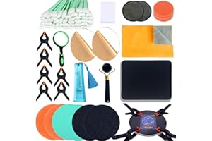 Luxiys 174 Pcs Trading Card Cleaning Care Tool Accessory Kit, Sports Card Care Flattening Cleaning Kit