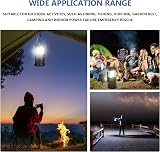 Jsdoin 2 Pack LED Camping Lantern Portable Battery Operated Foldable Hook view 6
