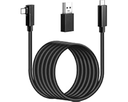 Compatible for Oculus Quest 2 Link Cable 16FT, Kuject VR Headset Cable for Oculus Quest 2 / Quest 1, USB 3.0 Type C to C High