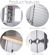 ice cream what's your flavour? 3-Piece Bathroom Furniture Set Grey view 6