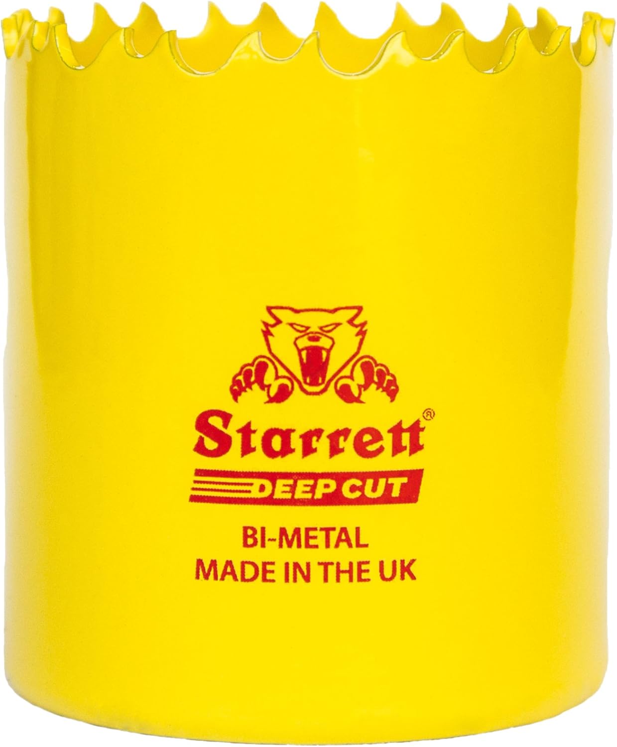 Starrett Deep Cut Hole Saw, DCH0318 Heavy Duty Bi-Metal with Extra Cobalt HSS Teeth