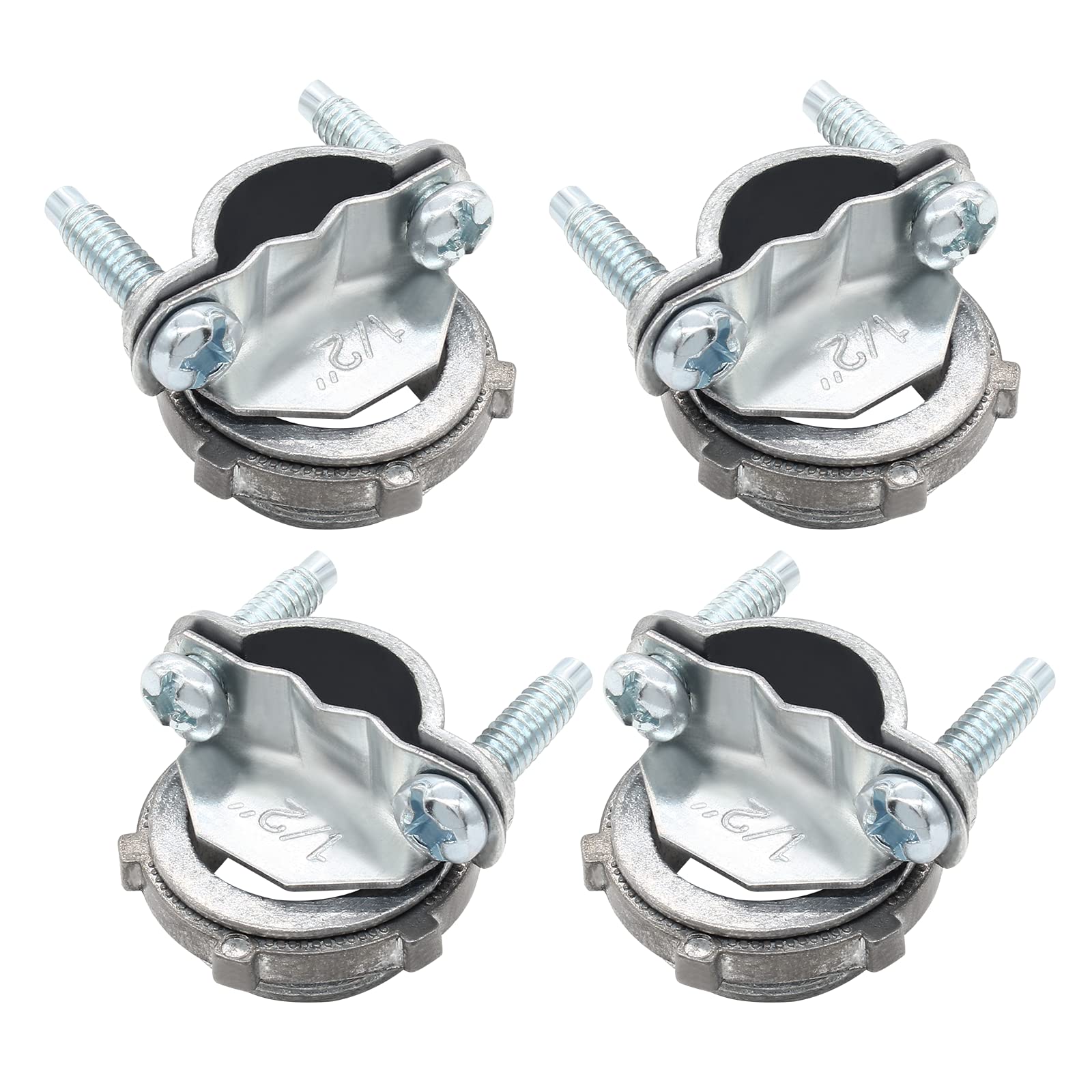 Vibedor 3/8" 6 Packs Zinc Clap Type Cable Connectors, Clap Cable - View #9
