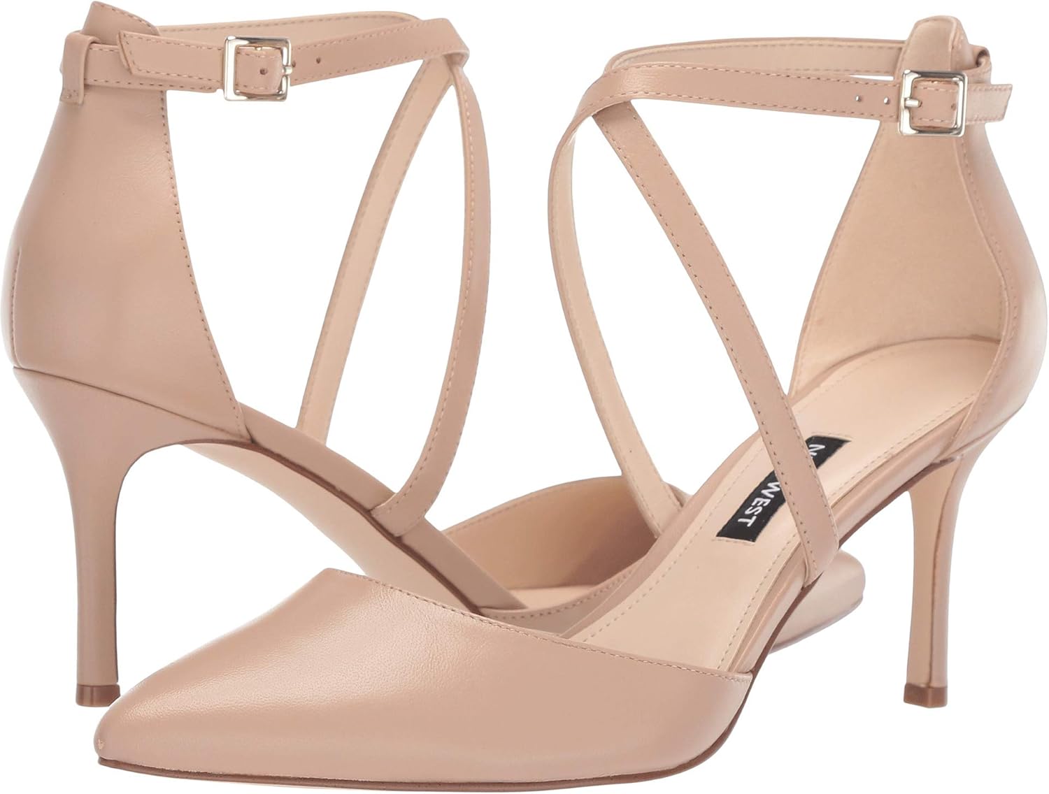 nine west black patent leather pumps