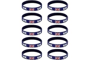 Pack of 10pcs 2026 Sports Event Silicone Wristbands Feature National Flags for Soccer Fan and Party Supplies Supporter Wristb