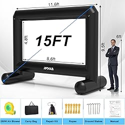 Inflatable Projector Screen for Outside 15ft Blow