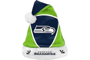FOCO NFL Colorblock Santa Hat– Limited Edition Hat– Show Your Team Spirit with Officially Licensed Football Holiday Fan Gear