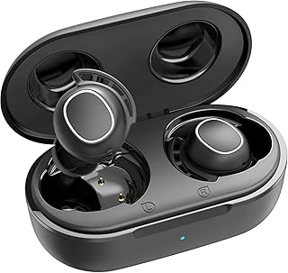 Mpow M30 Bluetooth Kopfhörer In Ear, Kabellose Kopfhörer mit Soliden Bass-Sound, IPX8 Wasserdicht Sport-Kopfhörer, Bluetooth 5.0 Ohrhörer, Touch Sensoren/ 25 Std. Spielzeit/USB-C-Ladebox