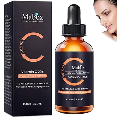 Vitamin C Serum for Face, 2019 Hyaluronic Acid  Serum, Acne Clarifying Serum 20% Hyaluronic Acid, Anti Aging Serum ,Wrinkle Serum,Dark Spot Remover, Facial Pure Serum for Women &amp; Men
