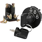 Reltvo Ignition Switch Starter Solenoid Kit for Toro Zero Turn Lawn Mower, Replace 117-2221 137-4100 117-1197, Fit Exmark Lazer Z Titan TimeCutter Quest Z Master, Toro Lawn Mower Parts