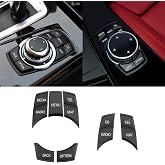 Jaroxn for BMW iDrive Button Replacement 1 2 3 4 5 7 X1 X3 X4 X5 X6 F30 F25 | Multimedia iDrive Control Button for 1' F20/2' F22/3' F30 F31/4' F32 F33/5' F10/7' F01/X1 F48/X3 F25/X4 F26/X5 F15/X6 F15
