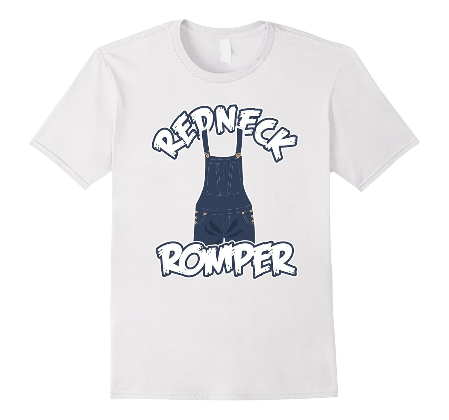 Redneck Romper Funny Overalls Country Festival T ShirtPL Polozatee