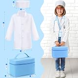 Ophy 40pc Wooden Dentist Play Set for Kids 3+ with Tooth Model Stethoscope Bag view 7