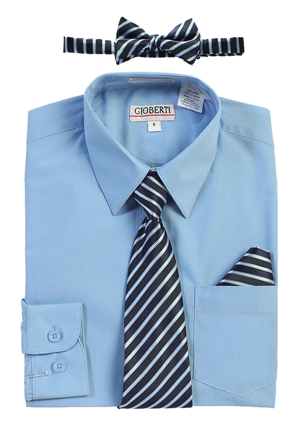 Gioberti Kids and Boys Long Sleeve Dress Shirt and
