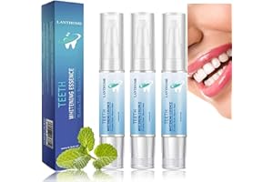 BSMAX 3Pcs Teeth Whitening Pen,Teeth Whitening Essence, Teeth Whitening Gel,Teeth Stain Remover to Whiten Teeth,Intensive Stain Removal Teeth Reduce Yellowing