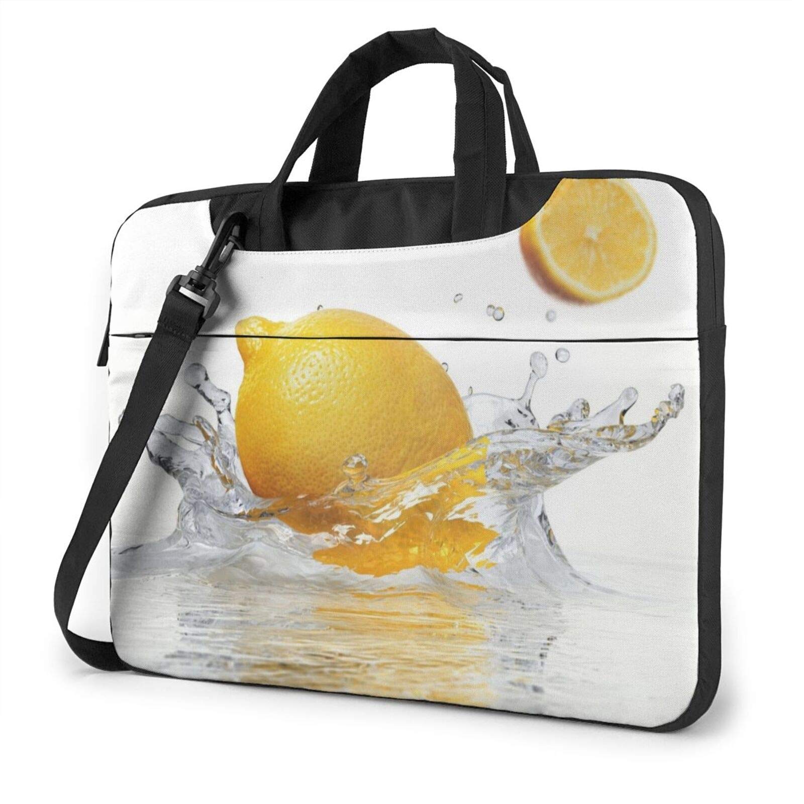 Laptop Shoulder Messenger Bag Briefcase Lemon Laptop Bag Shockproof Foam Computer Protective Bag 13 