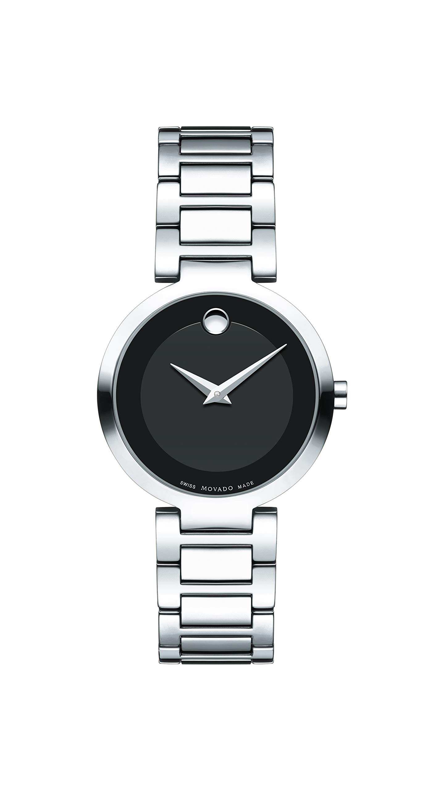movado classic museum stainless steel watch