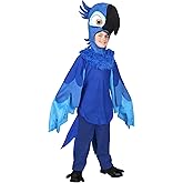 Rio Blu Costume for Kids - Shirt, Pants, Headpiece, and Shoe Covers