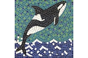 ALEA MOSAIC Create Beautiful Mosaic Tile Patterns with Our Kit for Adults, Square 20cm 7inch Orca