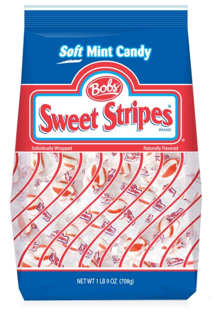 Bobs Sweet Stripes Mints, 25 Ounce Bag Grocery & Gourmet