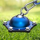 TOPKNOT 360° Swivel Dog Run Stake for Camping & Yard (Up to 200lbs), Heavy-Duty Dog Tie Out Stake - Use Any Cable or Leash