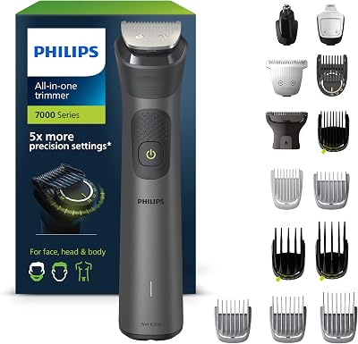 Philips Series 7000 15-in-1 Multigroom MG7950/15 All-in-One Trimmer 0.5-20 mm