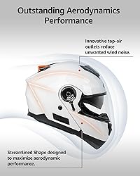 YEMA Modular Motorcycle Helmets, DOT Approved Full
