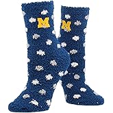 TCK NCAA College Fuzzy Socks For Women & Men, Warm and Cozy Socks Womens Licensed University Sock