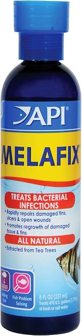 API Aquarium Antibacterial Remedy Blue 237 ml MELAFIX Freshwater