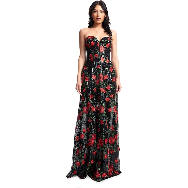 camden maxi dress Brianna Floral Sleeveless Cotton Maxi Dress
