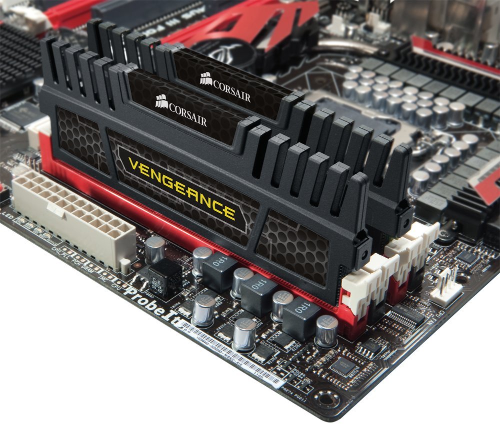 Corsair Vengeance 8 GB (2 x 4 GB) DDR3 1600 MHz PC3 12800 240-Pin DDR3 Dual Channel Memory Kit at Amazon.com