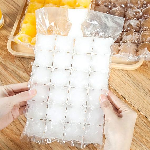 10 x Disposable Ice Cube Bags/Pouch/Self Sealing Mould for DIY Kitchen