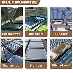 Skylight Roof Window, Tempered Glass Security Roof