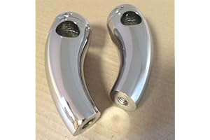 HTT Motorcycle Custom Chrome 1" Handlebar 3.5" Risers Handlebar Risers For H-D Softail Heritage Classic Cruisers Choppers Met