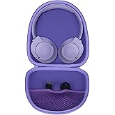 Lebakort Hard Case Compatible with JBL Tune 710BT 720BT 510BT 660NC 700BT 570BT 760NC 750BTNC 660BTNC 560BT 520BT 670BT T770NC JBL Live 650BTNC 400BT 500BT 460NC Headphone (Purple Case)