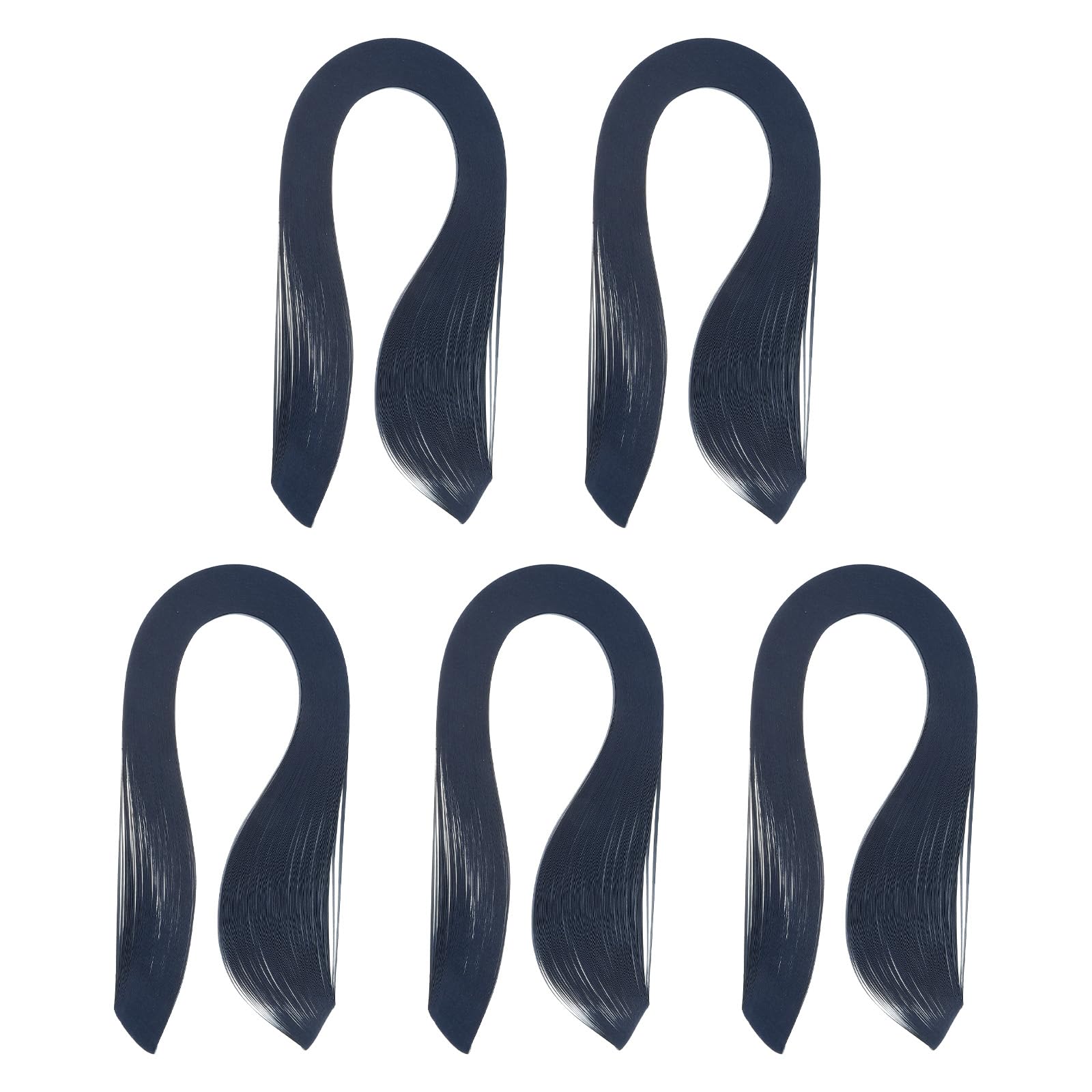 PATIKIL 600pcs Quilling Strips Paper 1/8"(3mm) 39cm Origami Paper Quilling Strip for Art DIY Hand Craft Christmas, Navy Blue