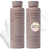 Jupiter Anti Dandruff Shampoo - Shampoo for Men & Women for Flaky, Itchy, Oily, & Dry Scalp - Nourishes Scalp and Reduces Breakage & Flakes - Color-Safe, Sulfate-Free, Paraben-Free - 2 Pack
