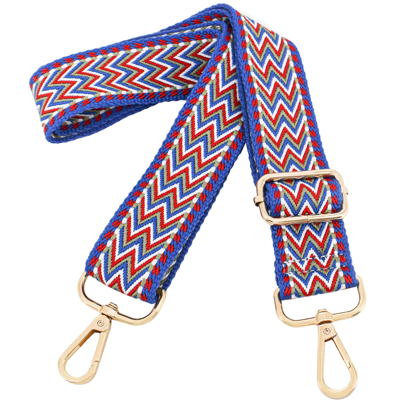 ROYGBCP Replacement Purse Strap Shoulder Strap Adjustable Crossbody Strap for Women Crossbody Wide Shoulder Bag, Multicolor — image 1