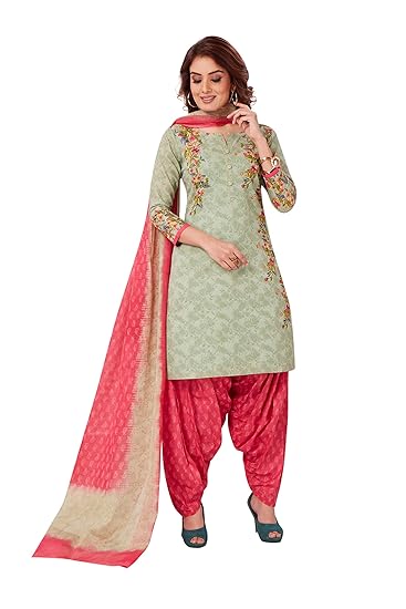 Womens Pure Cotton Printed Fully stitched Salwar Suit