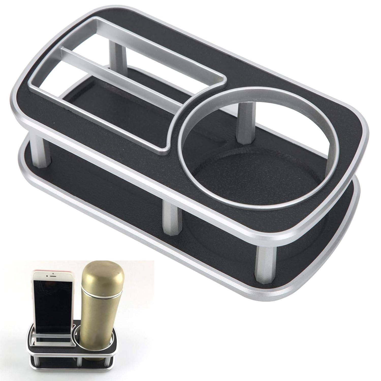 Water Cup Holder, Car Storage Organizer Water Cup Organizer ABS