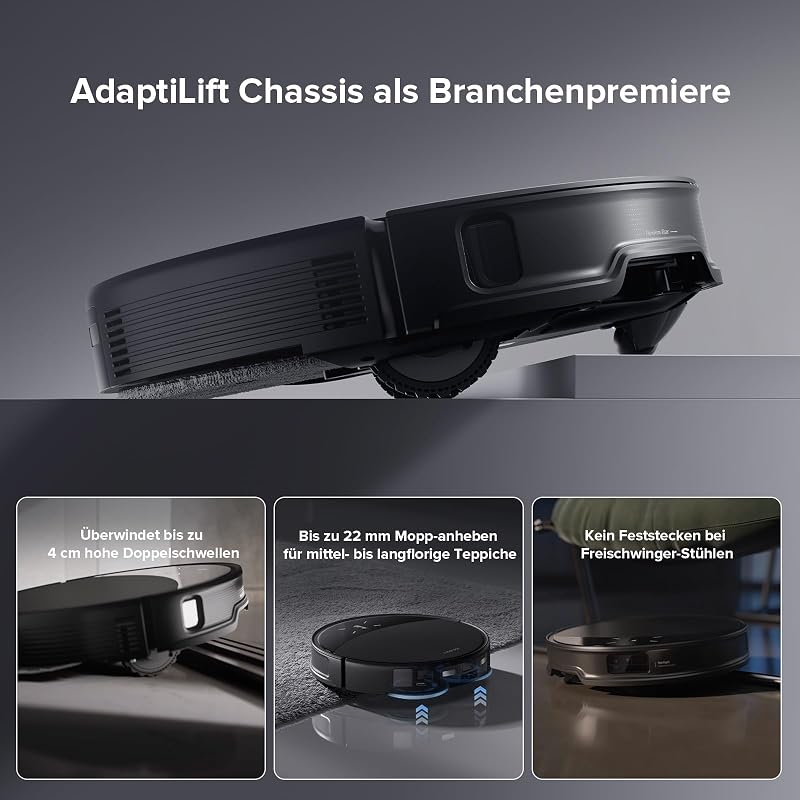 Saros 10R Saugroboter mit Wischfunktion&angebbarem Wischmopp