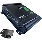 Audio360 AD3000.1 Monoblock Class D Car Subwoofer Amplifier - 3000W Max, 500W RMS at 1 Ohm, 1-Ohm Stable, 89dB SNR, Compact Bass Amp