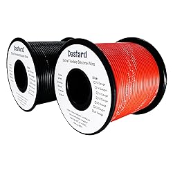 Dastard 18 AWG Silicone Stranded Wire【Red 100ft