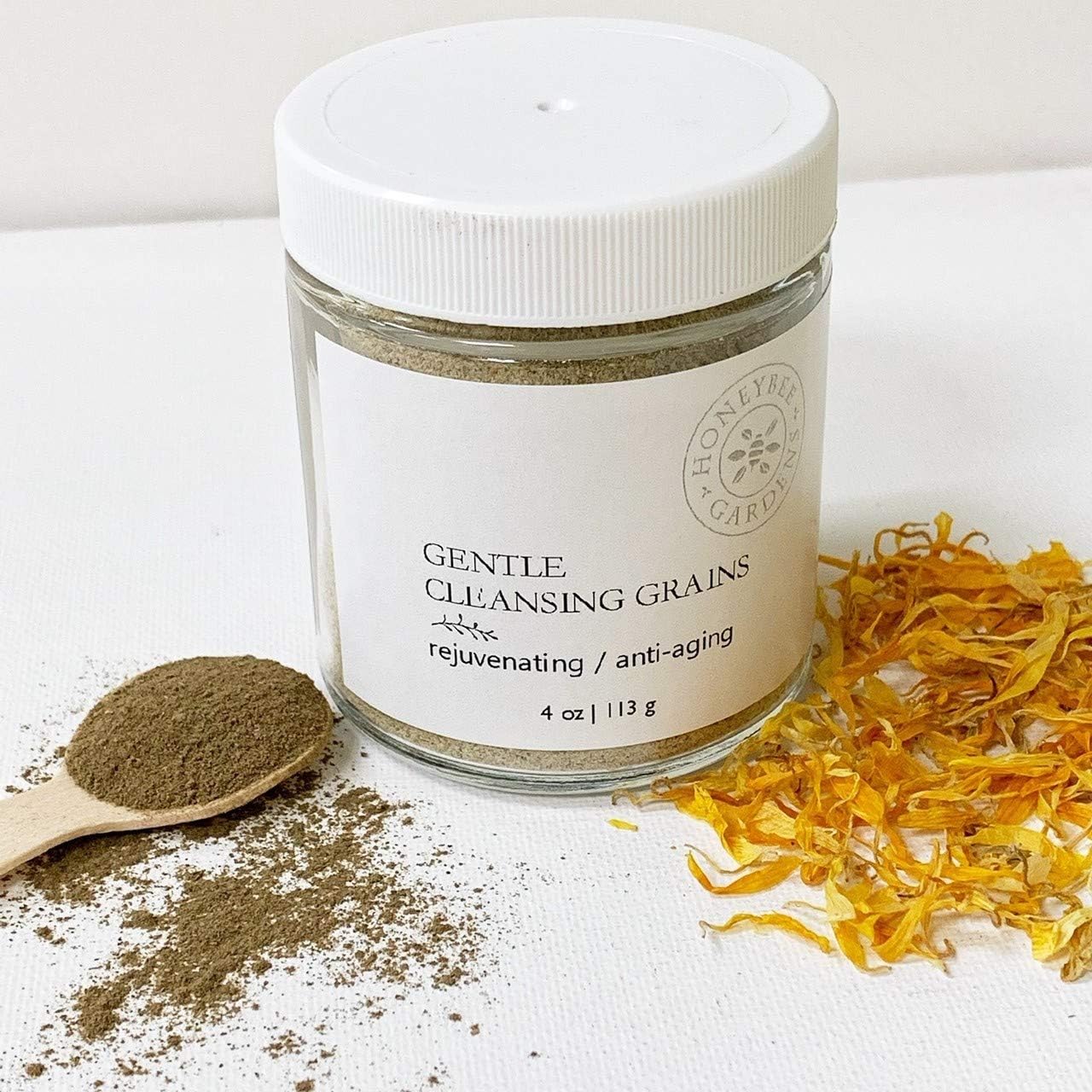 Honeybee Gardens Gentle Cleansing Grains for Aging Skin (Gluten Free)